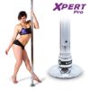 X-POLE XPERT Set PRO - Chrome: Spinning & Static with X-LOCK