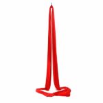 Pro Aerial Silks Kit Red: Fabric, Carabiner, and Figure 8 Set