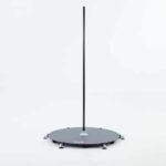 Pole Stage by Lupit Pole - Powder Coated Black, 45mm