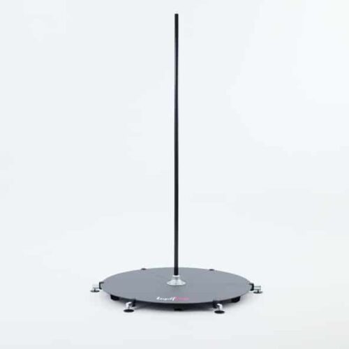 Pole Stage by Lupit Pole - Powder Coated Black, 45mm