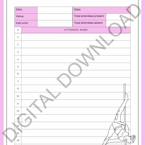 Pole Dance Classroom attendance list_watermark