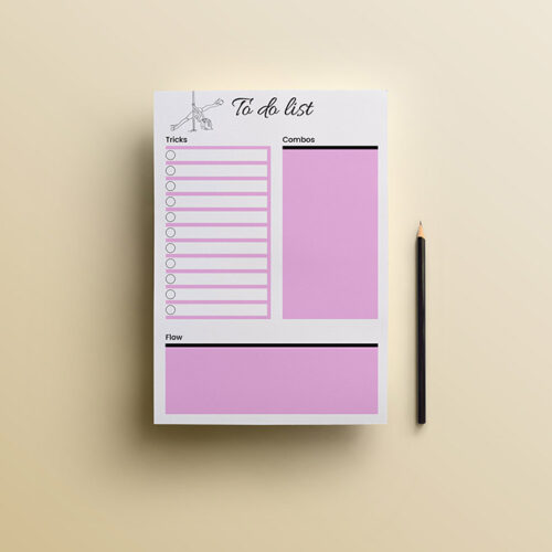 Pole Dancing To-Do List Planner | Stay Organized and Reach Your Goals