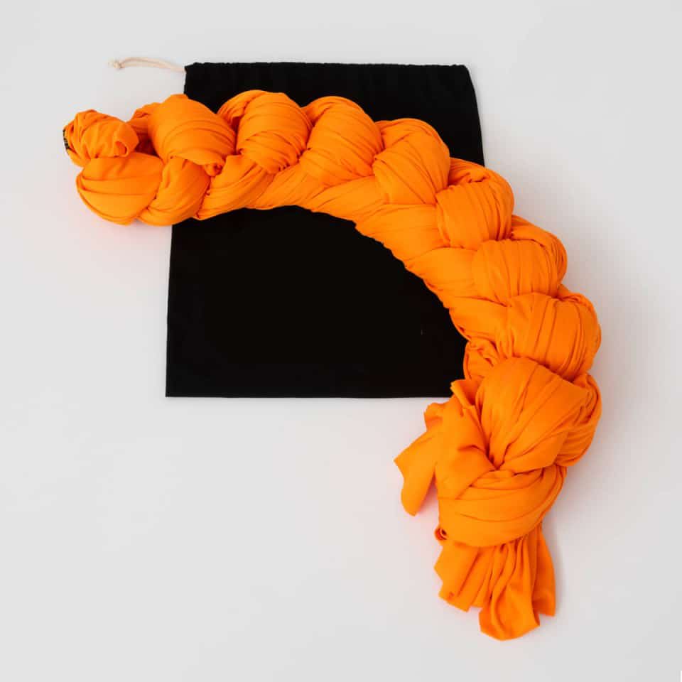 Low Stretch Aerial Silks - Orange