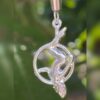 Handcrafted Jewelry with Aerial Hoop Figure