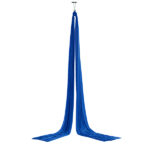 Pro Aerial Silks Kit Blue: Fabric, Carabiner, and Figure 8 Set