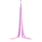 Pro Aerial Silks Kit Pink: Fabric, Carabiner, and Figure 8 Set